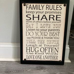 Wall plaque farm house style